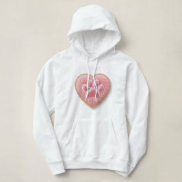 Dog Mom Premium Hoodie | Varsity Style Paw Print パーカ