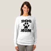 DOG MOM Tシャツ長袖 Tシャツ (正面フル)
