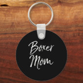 Dog Mother Gift Boxing Mother's Day Quote Cute Box キーホルダー (正面)