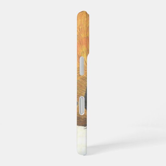 Dog mouth and watermelon phone case iPhone 16ケース (右側面)