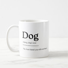 Dog Mug: Man's Best Friend コーヒーマグカップ