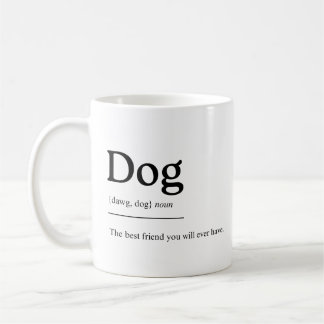 Dog Mug: Man's Best Friend コーヒーマグカップ