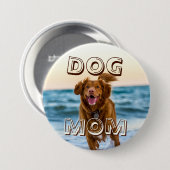 Dog Mum Pet Love Button 缶バッジ (正面&裏面)