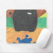 Dog nose and blueberry マウスパッド (マウス)