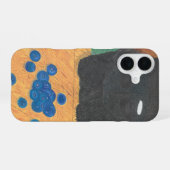 Dog nose and blueberry phone case iPhone 16ケース (裏面横)