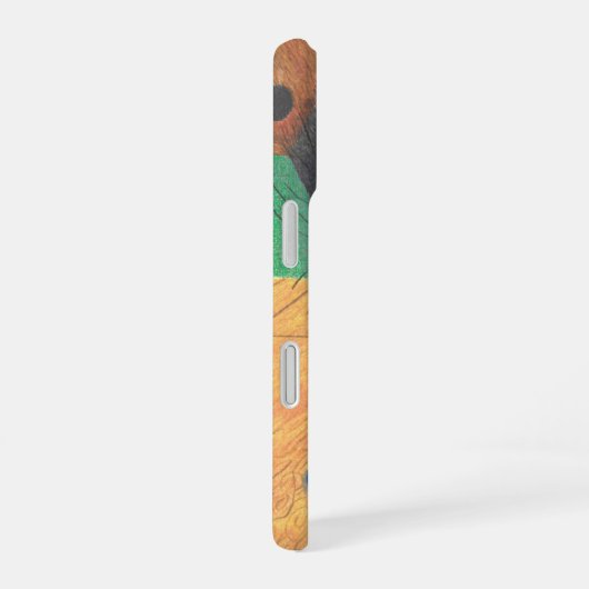 Dog nose and blueberry phone case iPhone 16ケース (右側面)