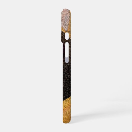 Dog nose and raspberry phone case iPhone 16ケース (左側面)