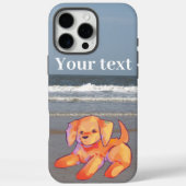Dog on Beach  Case-Mate iPhoneケース (裏面)
