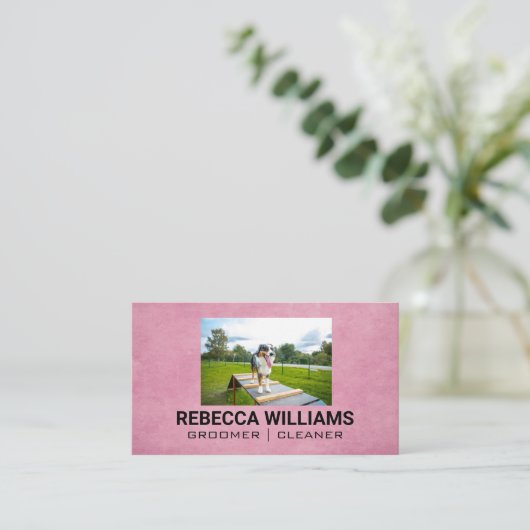 Dog on Obstacle Course 名刺 (スタンド正面)