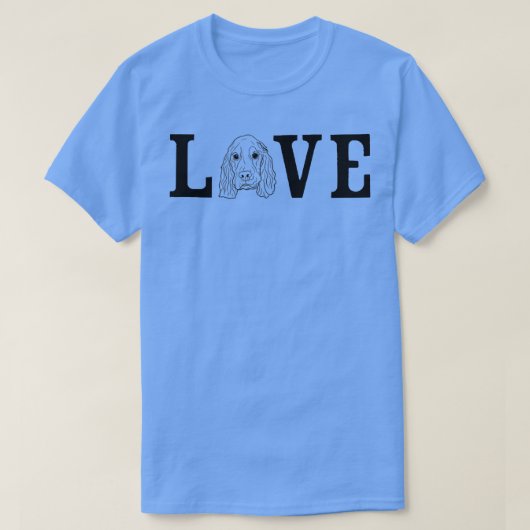 Dog Owner Love Cocker Spaniel Tシャツ (デザイン正面)