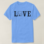 Dog Owner Love Rhodesian Ridgeback Tシャツ (デザイン正面)