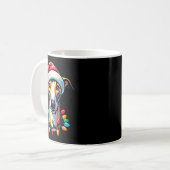 Dog Owner Xmas Men Women Favorite Ghound Christmas コーヒーマグカップ (正面左)
