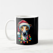 Dog Owner Xmas Men Women Favorite Ghound Christmas コーヒーマグカップ (左)
