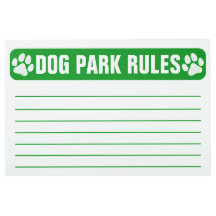Dog Park Rules Facilityプロパティ