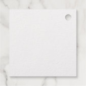 Dog Paw Name Silhouette Design フェイバータグ (裏面)