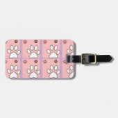 Dog Paw Pattern ラゲッジタグ (正面横)