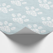 Dog paw print. Pet lover. ラッピングペーパー (角)