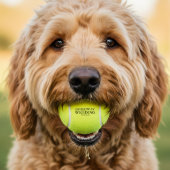 Dog Paw Print Wedding Favor テニスボール