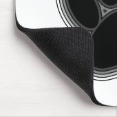 Dog Paw With Outlines マウスパッド (コーナー)