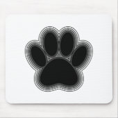 Dog Paw With Outlines マウスパッド (正面)