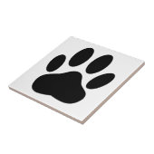 Dog Pawprint Square Canine タイル (側面)