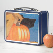 Dog paws and pumpkin metal lunch box メタルランチボックス (インサイチュ)