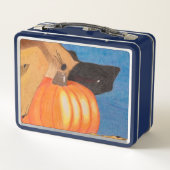Dog paws and pumpkin metal lunch box メタルランチボックス (裏面)