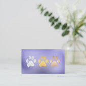 Dog Paws Footprints | Animal Care 名刺 (スタンド正面)