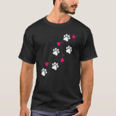 Dog Paws Graphic Dog Owner Pet Shepherd Puppy Pets Tシャツ (正面)