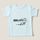 DOG > PEOPLE – Funny Dog Lover Minimalist Design (デザイン正面)