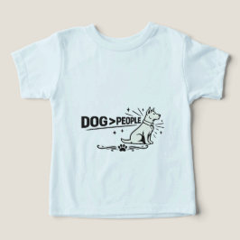 DOG > PEOPLE – Funny Dog Lover Minimalist Design