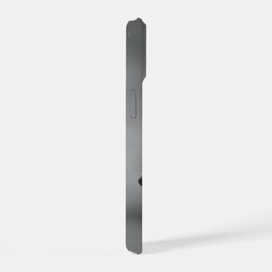 Dog Photo Black and White Personalizable iPhone 15ケース (右側面)