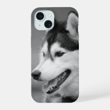 Dog Photo Black and White Personalizable