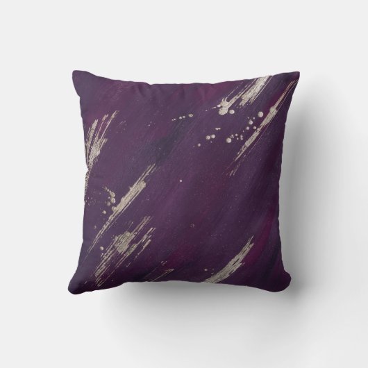 Dog photo collage purple - Husky クッション (裏面)