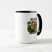 Dog Photography with Owner in the Wild - Forest Ad マグカップ (正面右)