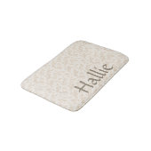 Dog Placemat - Ivory Botanical, Personalized  バスマット (アングル)