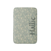 Dog Placemat - Sage Green Botanical, Personalized  バスマット (正面縦)