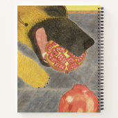 Dog&Pomegranate notebook ノートブック (裏面)