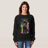 Dog  Poodle Women's Poodle Men's  3 スウェットシャツ (正面フル)