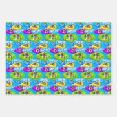 Dog Pool Party ラッピングペーパーシート (正面2)