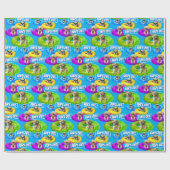 Dog Pool Party ラッピングペーパー (フラット)