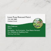 Dog Poop Removal Services  名刺 (正面)
