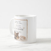 Dog Pregnancy Announcement コーヒーマグカップ (正面左)