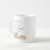 Dog Pregnancy Announcement コーヒーマグカップ (正面左)