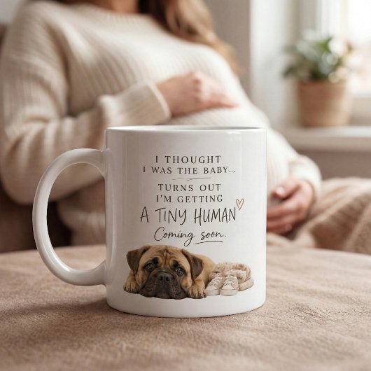 Dog Pregnancy Announcement コーヒーマグカップ