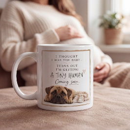 Dog Pregnancy Announcement コーヒーマグカップ