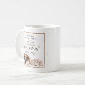 Dog Pregnancy Announcement コーヒーマグカップ (正面左)