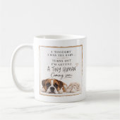 Dog Pregnancy Announcement コーヒーマグカップ (左)