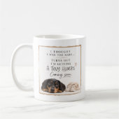 Dog Pregnancy Announcement コーヒーマグカップ (左)