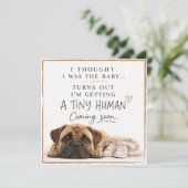 Dog Pregnancy Announcement Card 招待状 (スタンド正面)